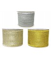 Mesh trimmings - Silver, Gold and Old Gold - 7cm wide - 10 meters