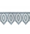 Guipure lace - piece width 9,5 cm - 3 colors - piece of 8,5 meters