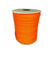 Rouleau 200 Mts Zipper - Mesh 5 (3 cm de large) - Couleur Orange Fluor