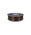 Double Side Satin Ribbon - 25mm - Roll 25 meters - Chocolate Brown