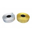 Lurex ribbon 21mm and 26mm - Gold or silver color - Piece 25 meters