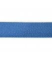 Sarga Ribbon 100% Baumwolle - Breite 3 cm - Rolle 25 Meter -  Jeansblau Farbe