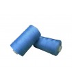 Fil polyester 1000m - Boîte de 6 pièces - Couleur jean bleu