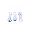 Eingespritzter Reißverschluss - Mesh 5 - Weiße Farbe (200 oder 1000 Einheiten)