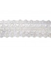 Rayon passementerie couleur Blanc - Pièce 25 mètres - 3,8 cm