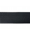 Polyesterband für Rucksack 2,5 cm - Farbe Schwarz - Rolle 25 Meter