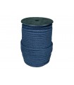 Schnur 100% Baumwolle 8mm - Farbe Marineblau - Rolle 50m