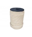 100% cotton cord 8mm - Color  Beige Toasted - Roll 50m