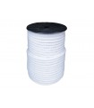 Cord 100% Cotton 8mm - Color White - Roll 50m