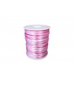 Cola de ratón - ancho: 2mm - Color Tricolor Rosa