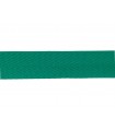 Roll of 50 Meters of Herringbone Tape - 2.5cm - Emerald Green Color