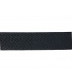 Roll of 50 Meters of Herringbone Tape - 2.5cm - Black Color