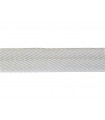 Rolle mit 50 Metern Fischgrätenband – 2,5 cm – Zweifarbiges Beige Farbe