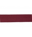 Roll of 50 Meters of Herringbone Tape - 2.5cm - Garnet Color