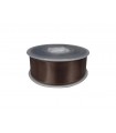 Double Side Satin Ribbon - 39mm - Roll 25 meters - Brown