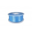 Double Side Satin Ribbon - 39mm - Roll 25 meters -  Sky blue color