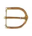 Metallic Buckle Gold Color - 40 x 37mm - Bag of 6 Units