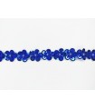 Passementerie en Perles de Fleurs - Largeur 1,5 cm - Pièce 10 mètres - 5 Couleurs