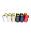 Cône de fil polyester 5000 m 40/2 - Pack Nº1 - Différentes couleurs