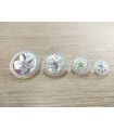Crystal Button - 1.4cm, 1.8cm, 2.3cm or 2.7cm - Bag of 24 pcs.