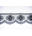 Embroidered Tulle - Width 5cm - Piece 8 meters - 2 colors