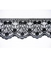 Embroidered Tulle - Width 7cm - Piece 25 meters - 3 colors