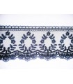 Embroidered Tulle - Width 9cm - Piece 8 meters - 4 colors