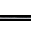 Goma Trenza Elástica - 5mm - Rollo 200 metros - Color blanco o negro