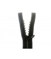 Fantasy zipper with separator - 40cm - Color black - 25 and 100 pcs.