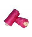 Polyester thread 1000m - Box of 6 pcs. - Fuchsia color