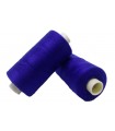Fil polyester 1000m - Boîte de 6 pièces - Bleu électrique