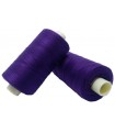 Polyester thread 1000m - Box of 6 pcs. - Purple