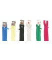 20 packages of 10 units of 14cm zipper in various colors (200 units in total)