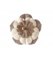 Fleur Napa - 6,4 x 4,2 cm - Sac 6 unités - Disponible en 3 couleurs