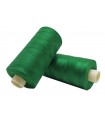 Polyester thread 1000m - Box of 6 pcs. - Emerald Green