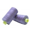 Polyester thread 1000m - Box of 6 pcs. - Lilac color