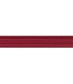 Caoutchouc de tresse élastique - 6mm - Couleur Bordeaux - Rouleau 100 mètres