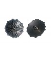 Metallic Button 6257 - 3 sizes (1,7cm, 2,1cm and 2,5cm)