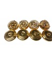 Metallic Button 6234 - 3 sizes (1,7 cm, 2,3 cm and 3 cm