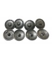 Metal Button V6024 - 3 sizes (1.5 cm 1.7 cm and 2.2 cm)