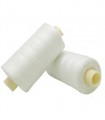 Polyester thread 1000m - Box of 6 pcs. - Broken White Color