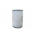 Cordón 100% Algodón 4mm - Color Blanco - Rollo 100m
