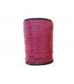 100% cotton cord 4mm - Color Fuchsia - Roll 100m