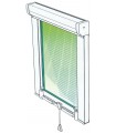 Vertical rolling insect screen