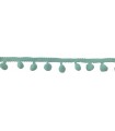 Tiras madroños color verde agua| Rollo 18 metros