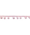 Tiras madroños color rosa palo| Rollo 18 metros