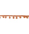 Strips of orange color arbutus | 18 meter roll