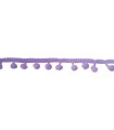 Tiras madroños color lila| Rollo 18 metros