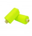 Polyester thread 1000m - Box of 6 pcs. - Fluor yellow color