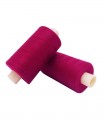 Polyester thread 1000m - Box of 6 pcs. - Currant color